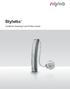Styletto. Guide for Hearing Care Professionals. Hearing Systems