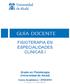 Grado en Fisioterapia Universidad de Alcalá Curso Académico / 2018/2019 2º Curso 2º Cuatrimestre