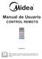 Manual de Usuario CONTROL REMOTO RG51B31/E