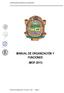 MUNICIPALIDAD PROVINCIAL DE CHINCHEROS MANUAL DE ORGANIZACIÓN Y FUNCIONES (MOF-2011) Manual de Organización y Funciones Página 1