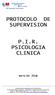 PROTOCOLO DE SUPERVISION P.I.R. PSICOLOGIA CLINICA