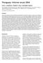 Paraguay: Informe anual 2004