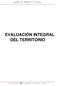 EVALUACIÓN INTEGRAL DEL TERRITORIO