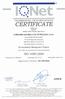 CERTIFICATE. IQNet and AENOR hereby certify that the organization. COMPANiA ESPANOLA DE PETROLEOS, S.A.U. SEE ADDRESSES SPECIFIED IN ANNEX