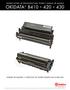 INSTRUCCIONES DE REMANUFACTURA TONER Y UNIDAD DE IMAGEN UNIDAD DE IMAGEN Y CARTUCHO DE TONER OKIDATA B410/420/430