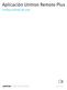 Aplicación Unitron Remote Plus