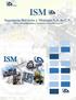 ISM ISM. Ingeniería, Servicios y Montajes S.A. de C.V. Solución en Sistemas Electromecánicos, Automatización, Contra Incendios y Área Civil