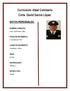Curriculum vitae/ Comisario Cmte. David García López.