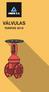VÁLVULAS TARIFAS 2016