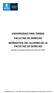 UNIVERSIDAD FINIS TERRAE FACULTAD DE DERECHO NORMATIVA DEL ALUMNO DE LA FACULTAD DE DERECHO