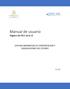 Manual de usuario. Registro de PACC de la UE OFICINA NORMATIVA DE CONTRATACION Y ADQUISICIONES DEL ESTADO V. 1.0