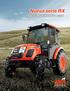 Nueva serie RX TRACTOR UTILITARIO KIOTI