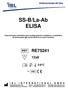 SS-B/La-Ab ELISA. Inmunoensayo enzimático para la determinación cualitativa y cuantitativa de anticuerpos IgG contra SS-B/La en suero humano.