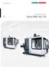 Máquinas de fresado universal CNC Serie DMU 50 / 70 DMU 50 DMU 70