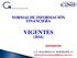 NORMAS DE INFORMACIÓN FINANCIERA VIGENTES