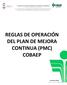 REGLAS DE OPERACIÓN DEL PLAN DE MEJORA CONTINUA (PMC) COBAEP