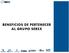 BENEFICIOS DE PERTENECER AL GRUPO SEREX