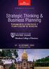 Strategic Thinking & Business Planning