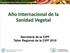 Año Internacional de la Sanidad Vegetal. Secretaría de la CIPF Taller Regional de la CIPF 2018