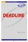 Deadline Pellets Vigencia desde Septiembre de 2011 PELLETS. Página 1 de 7