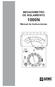 MEGAOHMETRO DE AISLAMIENTO 1000V. Manual de Instrucciones. k W x10 W. Bat. MEGOHMMETER MODEL 1000N OFF ON TURN TO LOCK! 50 V + EARTH GW MW.