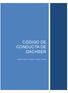 CÓDIGO DE CONDUCTA DE DACHSER. Dachser Corporate Compliance Integrity in Logistics