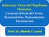 Infección Virus del Papiloma Humano: Características del virus, Transmisión, Tratamiento. Vacunación. Prof. Dr. Alberto F. Leoni