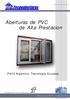 Aberturas de PVC de Alta Prestacion