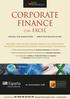 Excel. for BUSINESS CORPORATE FINANCE. Barcelona, 10 de Octubre de 2013 Madrid, 20 de Noviembre de 2013