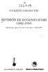 VICENTE CACHO VIU REVISIÓN DE EUGENIO D'ORS ^ ( )