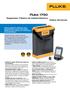 Fluke Datos técnicos: Registrador Trifásico de Calidad Eléctrica