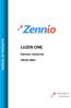 MANUAL DE PRODUCTO LUZEN ONE. Dimmer Universal ZN1DI Versión Programa: 2.3 Edición Manual: a