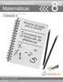 Matemáticas UNIDAD 3 CONSIDERACIONES METODOLÓGICAS. Material de apoyo para el docente. Preparado por: Héctor Muñoz