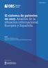 El sistema de patentes en Analisis de la situacion internacional, Europea y Española.