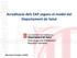Acreditació dels EAP segons el model del Departament de Salut. Direcció general d Ordenació i Regulació Sanitàries