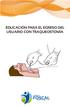 EDUCACIÓN PARA EL EGRESO DEL USUARIO CON TRAQUEOSTOMÍA