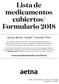 Lista de medicamentos cubiertos/ Formulario 2018