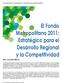 El Fondo Metropolitano 2011: Estratégico para el Desarrollo Regional y la Competitividad