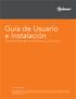 Guía de Usuario e Instalación