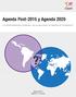 Agenda Post-2015 y Agenda 2020
