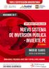 NUEVO SISTEMA DE INVERSIÓN PÚBLICA - INVIERTE.PE
