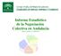 Informe Estadístico de la Negociación Colectiva en Andalucía. (Datos cerrados a 31/08/2018)