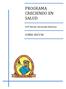 PROGRAMA CRECIENDO EN SALUD