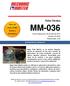 MM-036 Fecha Elaboración: 30 de abril de 2013 Versión Responsable: JCS