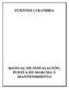 MANUAL DE INSTALACIÓN, PUESTA EN MARCHA Y MANTENIMIENTO