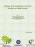 Catálogo de investigadores de la Red Temática en Salud Forestal