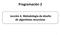 Programación 2. Lección 4. Metodología de diseño de algoritmos recursivos