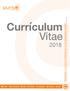 Currículum Vitae 2018