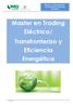 Master en Trading Eléctrico/ Transfronterizo y Eficiencia Energética