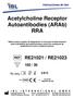 Acetylcholine Receptor Autoantibodies (ARAb) RRA